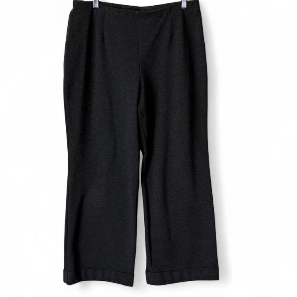 Vintage Gray New York & Company‎ Cuffed Wide Leg Pants, Women's Size L